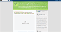 Desktop Screenshot of online-pharmacy-technician-schools.blogspot.com