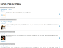 Tablet Screenshot of kamibenci-malingsia.blogspot.com