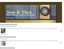 Tablet Screenshot of nowandthenconsignment.blogspot.com