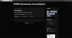 Desktop Screenshot of phra-geomancy.blogspot.com