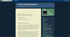 Desktop Screenshot of civilwarsoldiers.blogspot.com