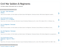 Tablet Screenshot of civilwarsoldiers.blogspot.com