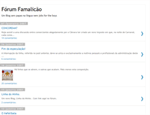 Tablet Screenshot of forumfamalicao.blogspot.com