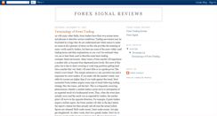 Desktop Screenshot of forex-signal-reviews.blogspot.com