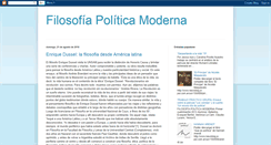 Desktop Screenshot of lafilosofiapoliticamoderna.blogspot.com