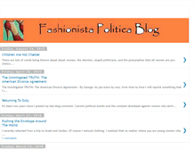 Tablet Screenshot of fashionistapolitica.blogspot.com