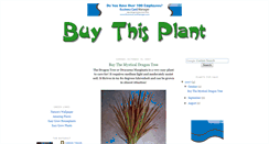 Desktop Screenshot of buythisplant.blogspot.com