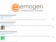 Tablet Screenshot of emogenmarketing.blogspot.com