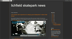 Desktop Screenshot of lichfieldskatepark.blogspot.com