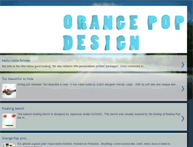 Tablet Screenshot of orangepopdesign.blogspot.com