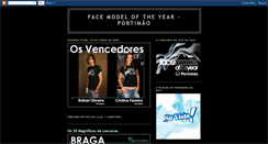 Desktop Screenshot of facemodeloftheyear.blogspot.com