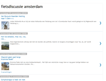 Tablet Screenshot of fietsdiscussieamsterdam.blogspot.com