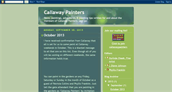 Desktop Screenshot of callawaypainters.blogspot.com