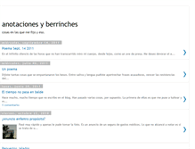 Tablet Screenshot of anotacionesyberrinches.blogspot.com