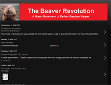 Tablet Screenshot of beaverrevolution.blogspot.com