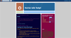 Desktop Screenshot of horseislehelpandcheats.blogspot.com