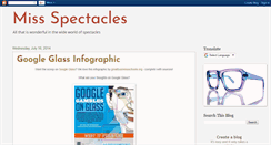 Desktop Screenshot of missspectacles.blogspot.com