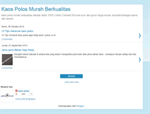 Tablet Screenshot of kaospolos-murah.blogspot.com