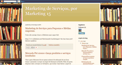 Desktop Screenshot of marketingdeservicospormkt15.blogspot.com