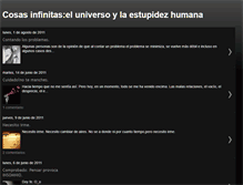 Tablet Screenshot of cosas-infinitas.blogspot.com