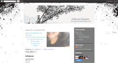 Desktop Screenshot of folhadecerejeira.blogspot.com