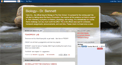 Desktop Screenshot of bennettsbio.blogspot.com