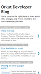 Mobile Screenshot of orkutdeveloper.blogspot.com