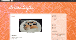 Desktop Screenshot of cocinabajita.blogspot.com