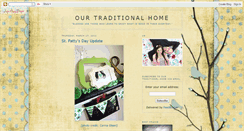 Desktop Screenshot of ourtraditionalhome.blogspot.com