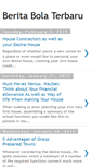 Mobile Screenshot of beritabola-terbaru.blogspot.com