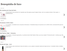 Tablet Screenshot of bonequinha-de-luxo.blogspot.com