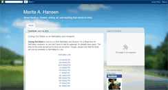 Desktop Screenshot of maritaahansen.blogspot.com