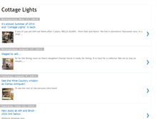 Tablet Screenshot of cottagelights.blogspot.com