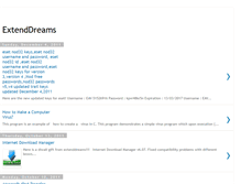 Tablet Screenshot of extenddreams.blogspot.com