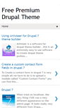 Mobile Screenshot of drupal-theme.blogspot.com