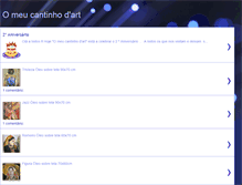Tablet Screenshot of omeucantinhodart.blogspot.com