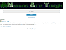 Tablet Screenshot of namesaretough.blogspot.com