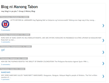 Tablet Screenshot of manongtabon.blogspot.com