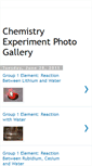 Mobile Screenshot of chemistryexperimentphotogallery.blogspot.com