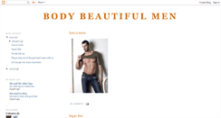 Desktop Screenshot of body-beautiful-men.blogspot.com