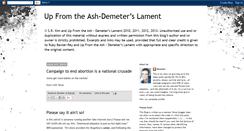 Desktop Screenshot of demeterslament.blogspot.com