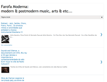 Tablet Screenshot of farofamoderna.blogspot.com