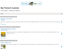 Tablet Screenshot of myfrenchcuisine.blogspot.com