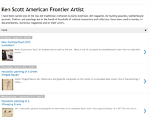 Tablet Screenshot of americanfrontierart.blogspot.com