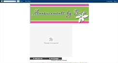 Desktop Screenshot of announcementsbysusie.blogspot.com
