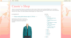 Desktop Screenshot of cassiesshop.blogspot.com