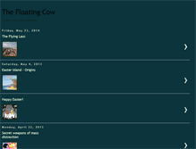 Tablet Screenshot of floatingbovine.blogspot.com