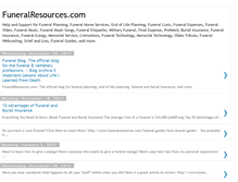 Tablet Screenshot of funeralresources-funeralresources.blogspot.com