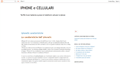 Desktop Screenshot of iphone-cellulari.blogspot.com