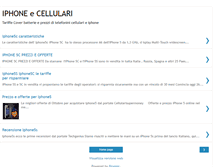 Tablet Screenshot of iphone-cellulari.blogspot.com